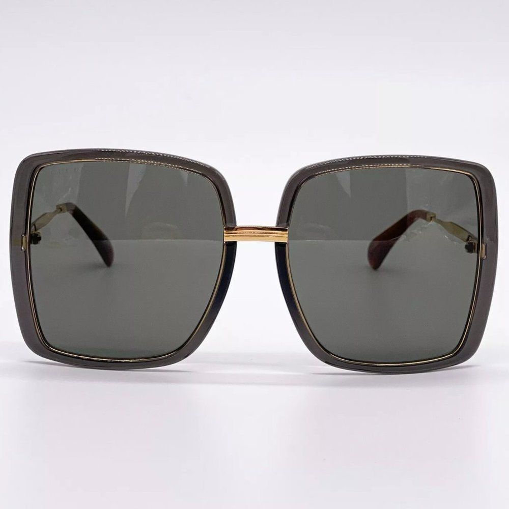 Sale! New Gucci Unisex 60mm Grey Sunglasses! - Picture 3 of 8